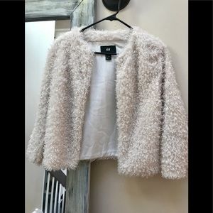 Faux fur jacket