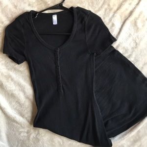 LIKE NEW! American Apparel Ribbed T-Shirt Dress M