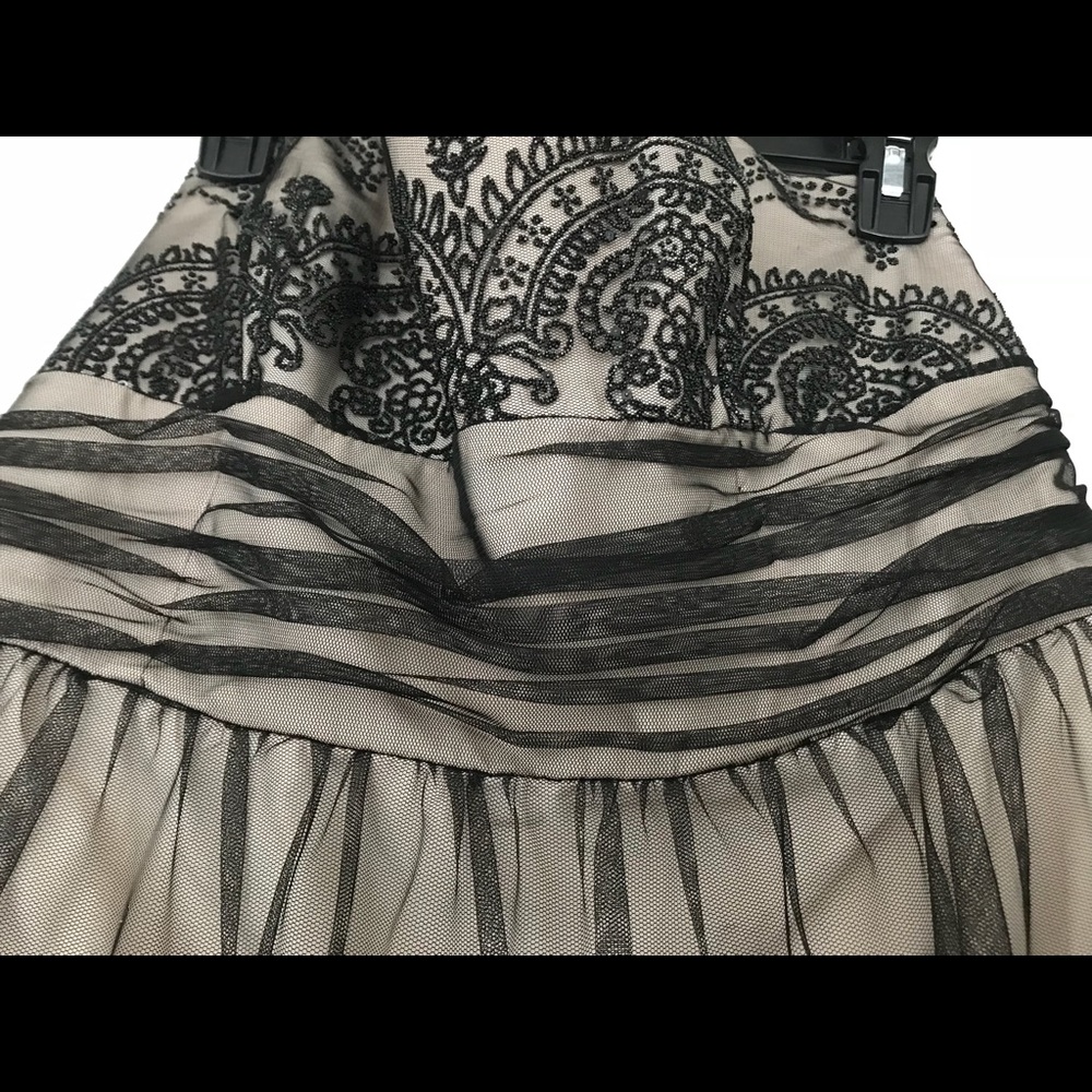 DB Studio Lace Strapless Tulle Dress - Picture 7 of 8