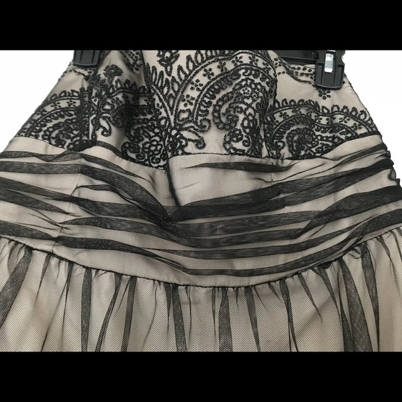 DB Studio Lace Strapless Tulle Dress - Picture 7 of 8