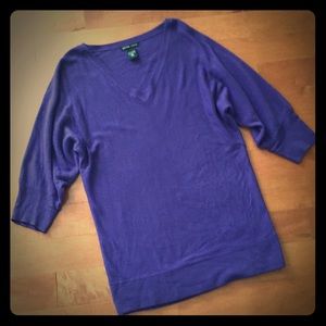 Oversized purple sweater, size XS