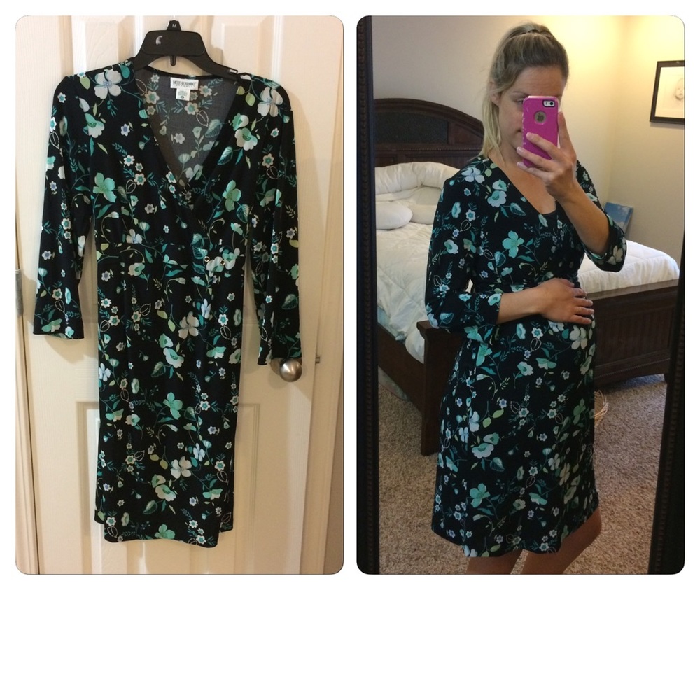 Floral maternity dress