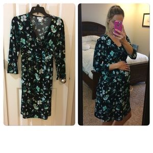 Floral maternity dress