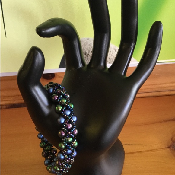Jewelry - Swarovski Crystal Pearl Beaded Bracelet B1