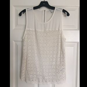 White lace top