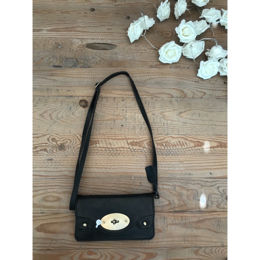 Black Leather Purse