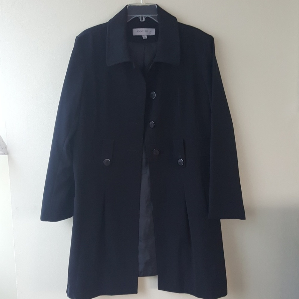 Anne Klein Black Trench