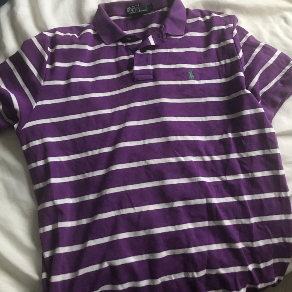 Striped Ralph Lauren Polo