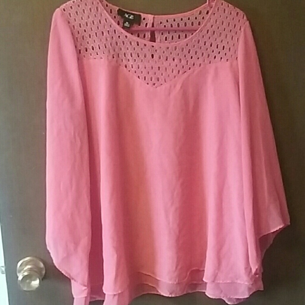 Dark pink shirt