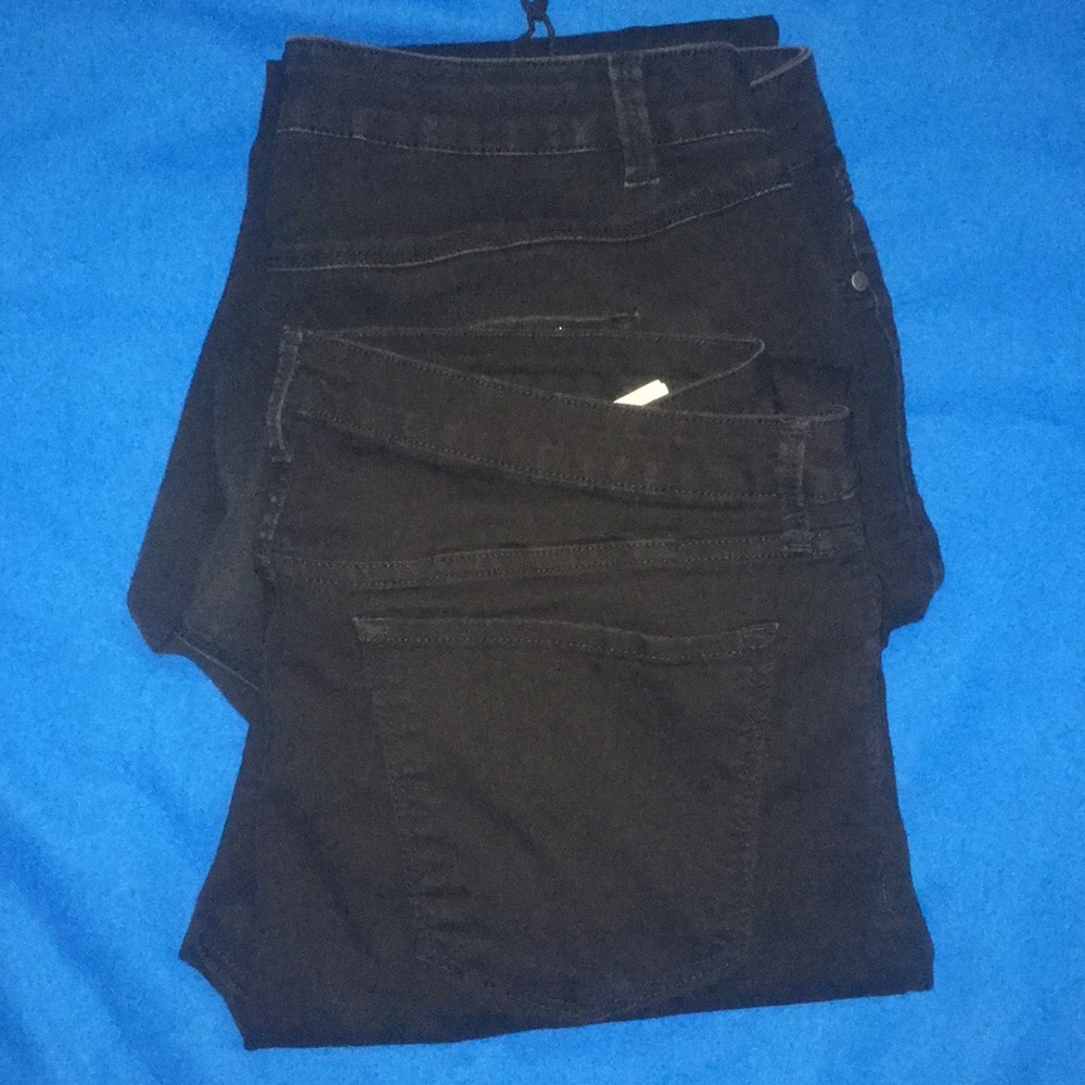 (1) Old Navy Black Jeans & (1) Black D. Jeans