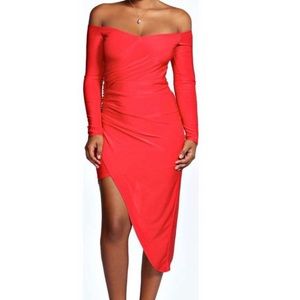 BOOHOO Red Dress