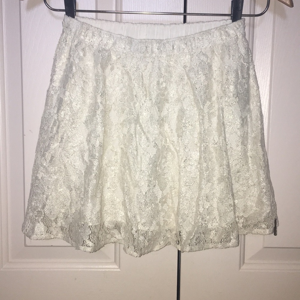 Lace skater skirt
