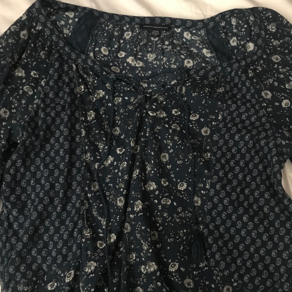 American Eagle Patterned Blouse