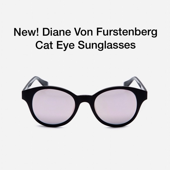 Diane Von Furstenberg Accessories - New! Diane Von Furstenberg Cat Eye Sunglasses