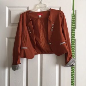 Rust half jacket