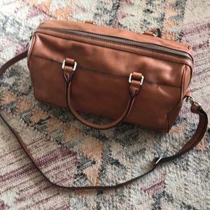 Banana Republic Leather Satchel Purse