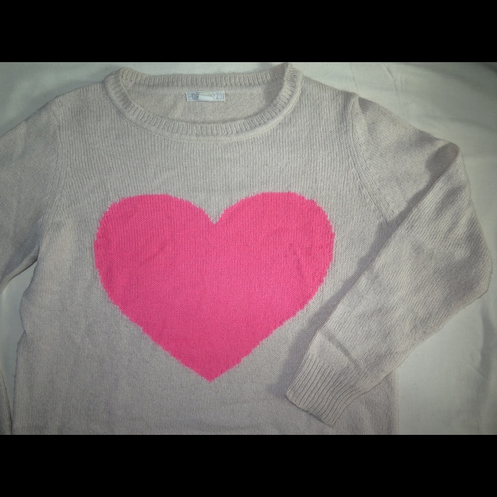 Forever 21 Heart Sweater