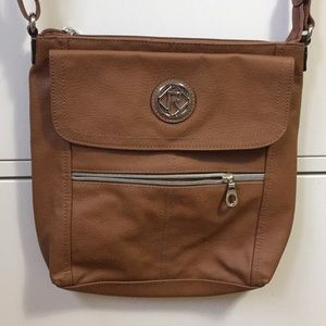 Relic crossbody purse brown