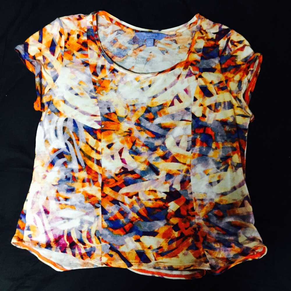 NWOT Simply Vera Wang Blouse Top