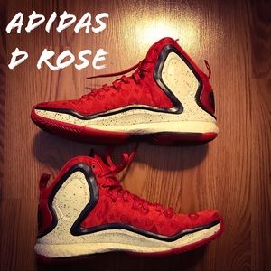 Adidas D Rose sneakers.