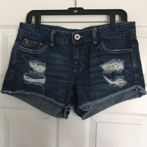Denim shorts