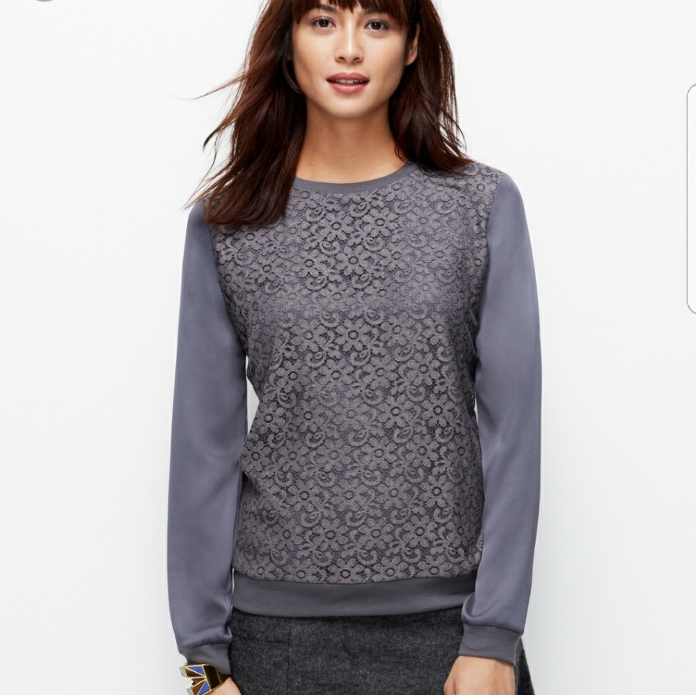 Like New Modern Lace Sweater