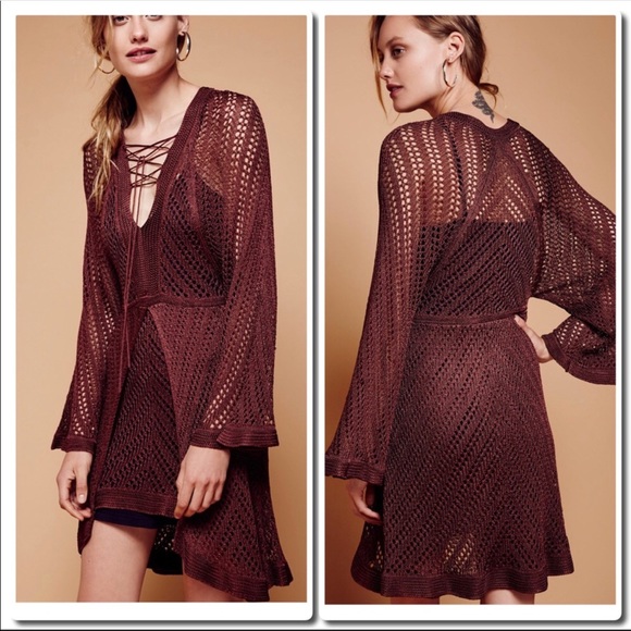 Free People Miss Missing U Sweater Dress. NWOT - Picture 2 of 3