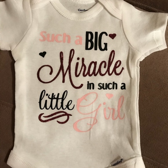 miracle baby onesie