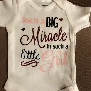 miracle baby onesie