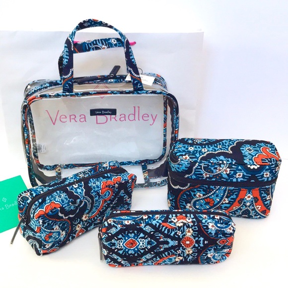 Vera Bradley Handbags - VERA BRADLEY MARRAKESH COSMETIC ORGANIZER