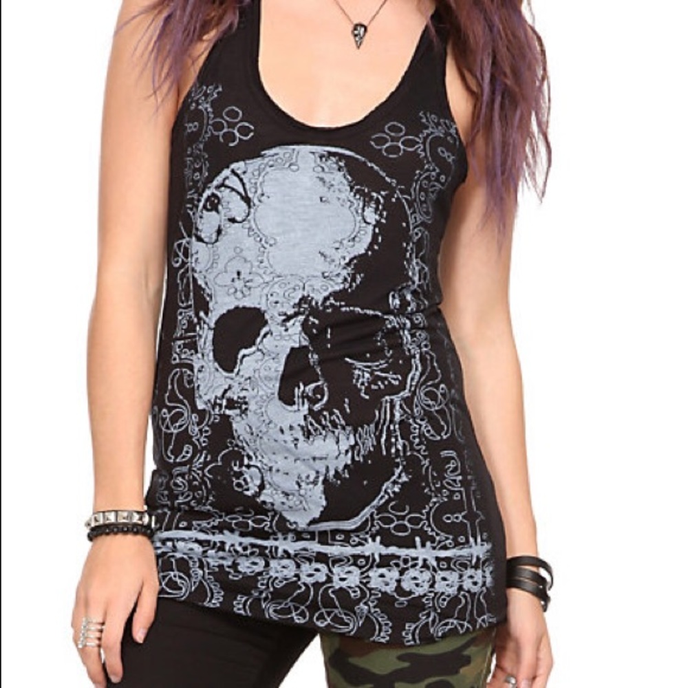 Blackheart Skull Tank WL