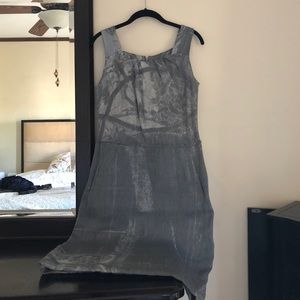 Textured silk Marni dress.