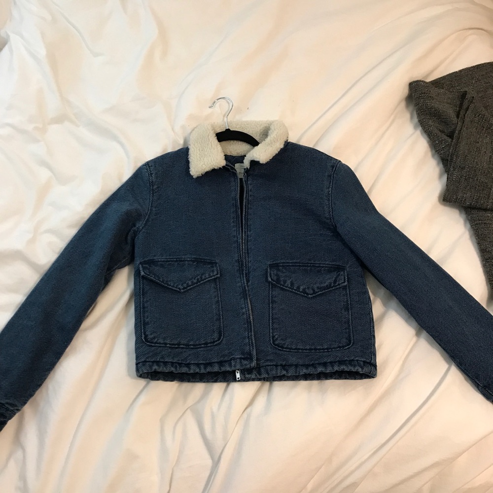 Zara girl Cropped Denim Jacket