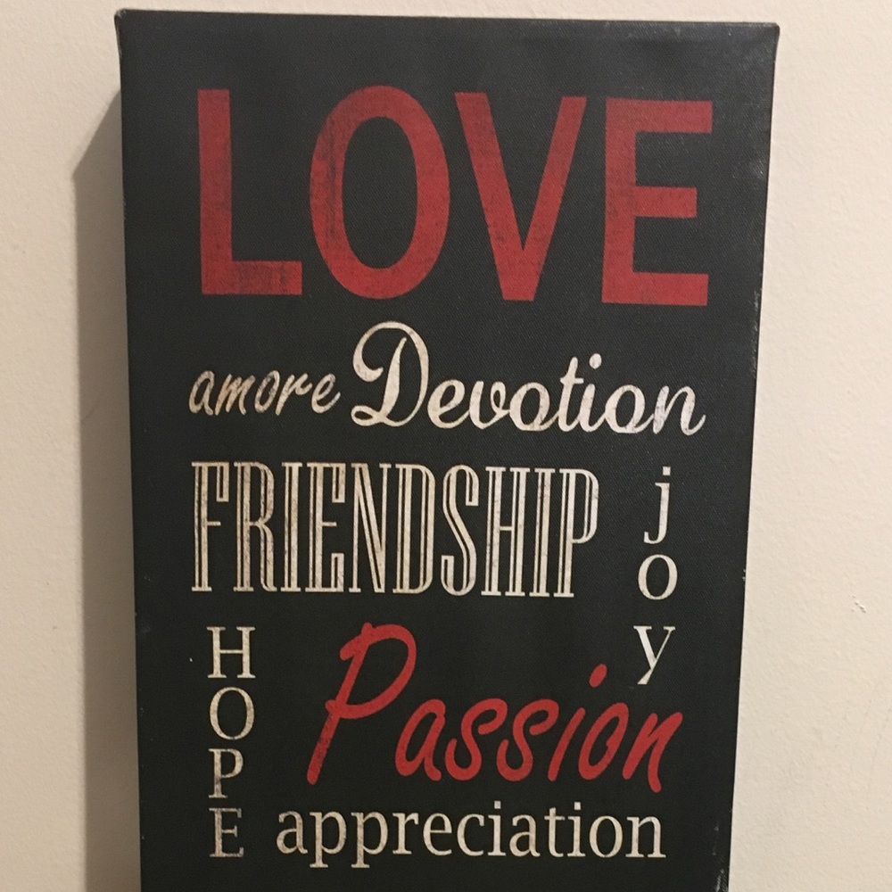 Black and Red House Decoration