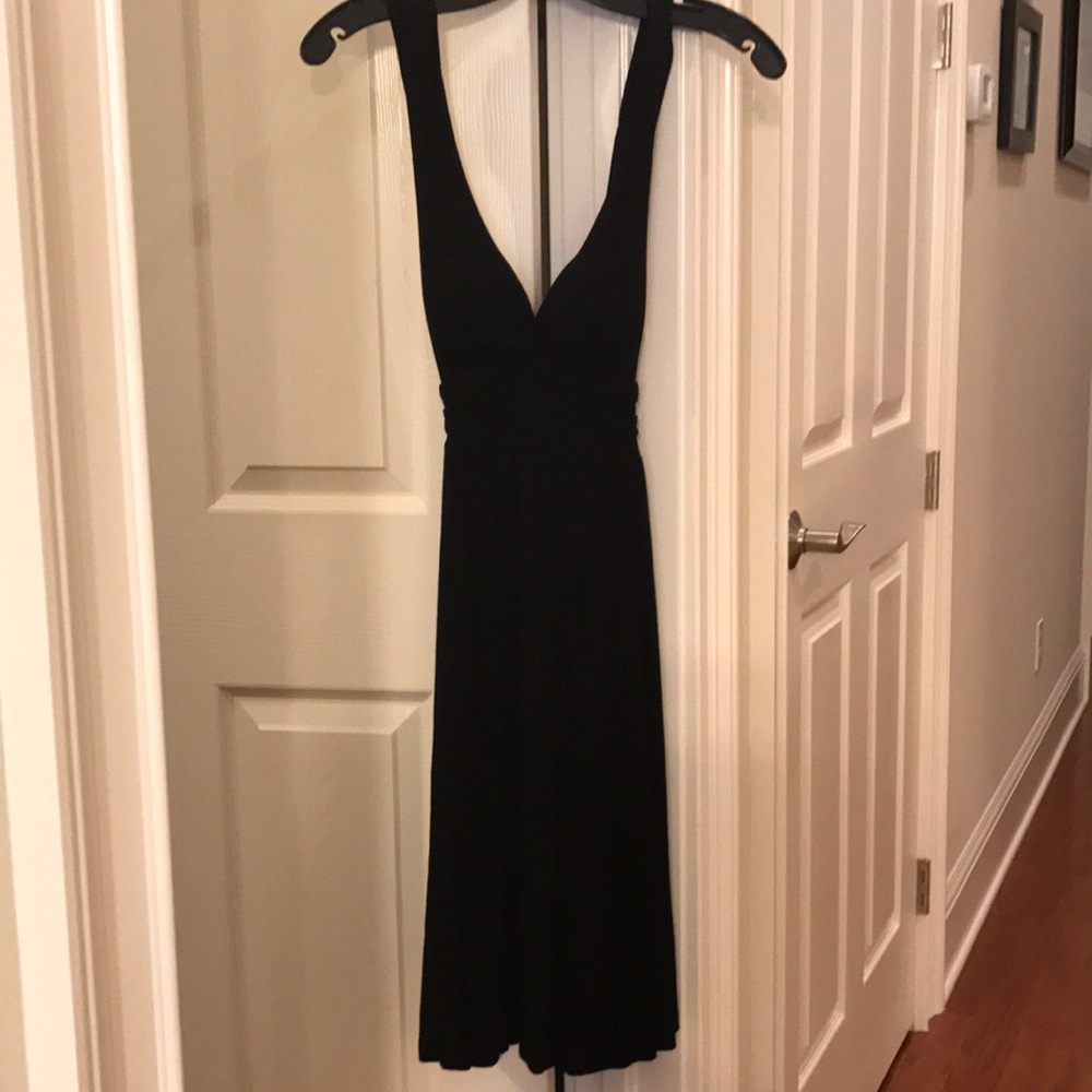 Anthropologie black dress NOT WORN removable cups
