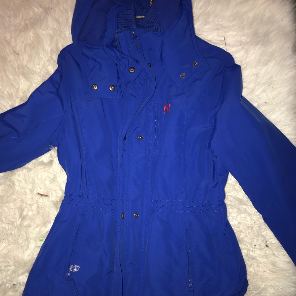 Royal blue Abercrombie & Fitch winter coat