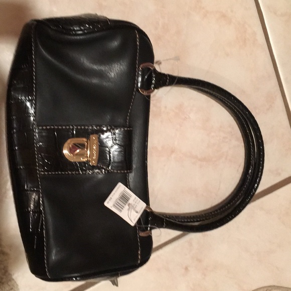 NWT LIZ CLAIBORNE PURSE HANDBAG CLUTCH SMALL BLACK - Picture 3 of 12