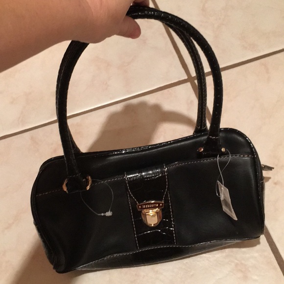 NWT LIZ CLAIBORNE PURSE HANDBAG CLUTCH SMALL BLACK - Picture 6 of 12