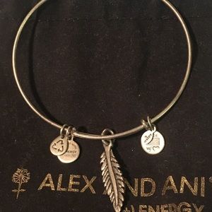 Alex & Ani feather bracelet