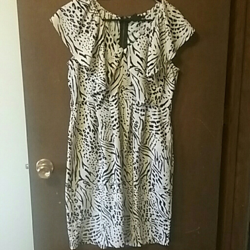 Zebra print dress