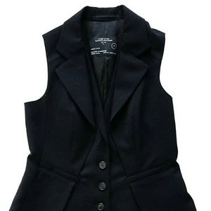 All Saints Spitafields Black Vest