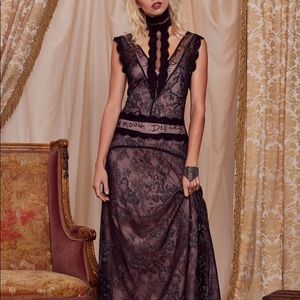 Nasty Gal x Courtney Love Lace Fillmore Maxi Dress