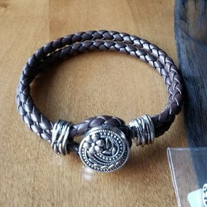 Snap button bracelet and charms