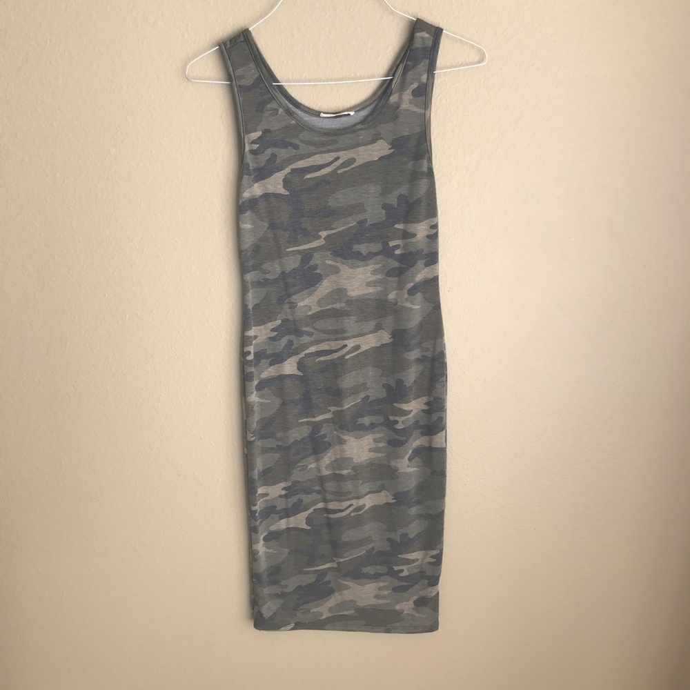 Camo Midi Dress