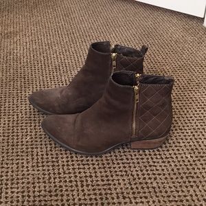 Steve Madden double side zip booties