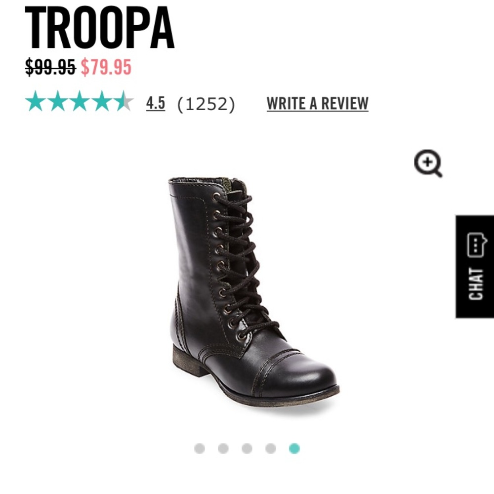 Steve Madden Troopa Combat Boots