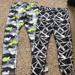 NEW! 2 pairs Justice Girls leggings.