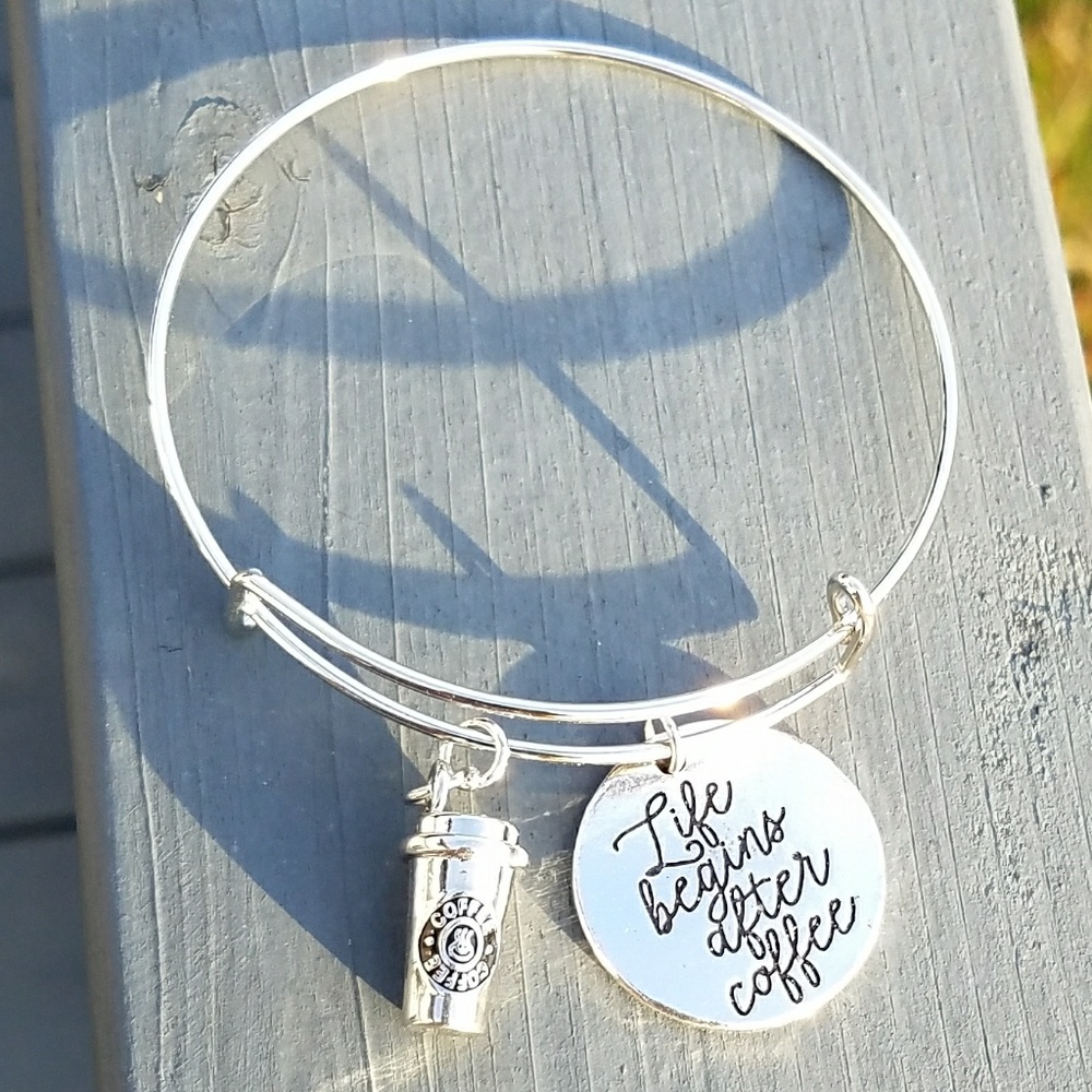 New life begins after coffee charm bracelet - Picture 2 of 4