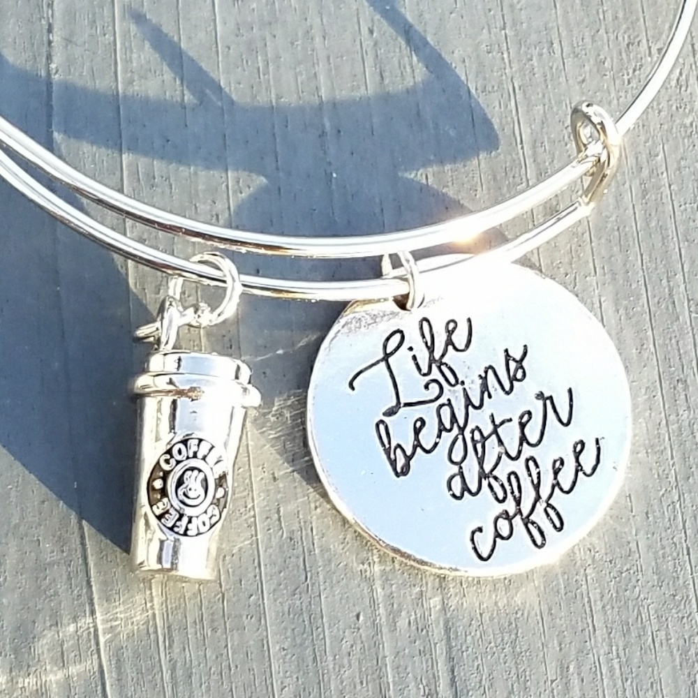 New life begins after coffee charm bracelet - Picture 3 of 4