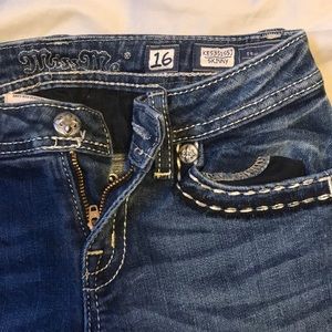 Miss me buckle jeans size 16